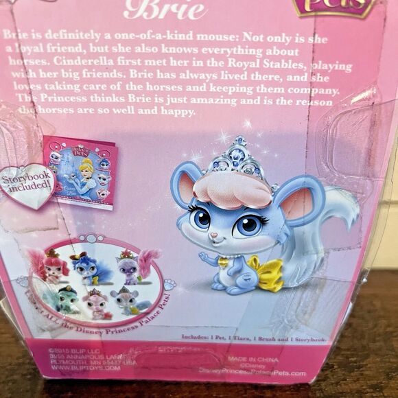 Disney Princess Palace Pets Furry Tail Friends-Cinderella's mouse Brie - SEALED - Picture 9 of 10